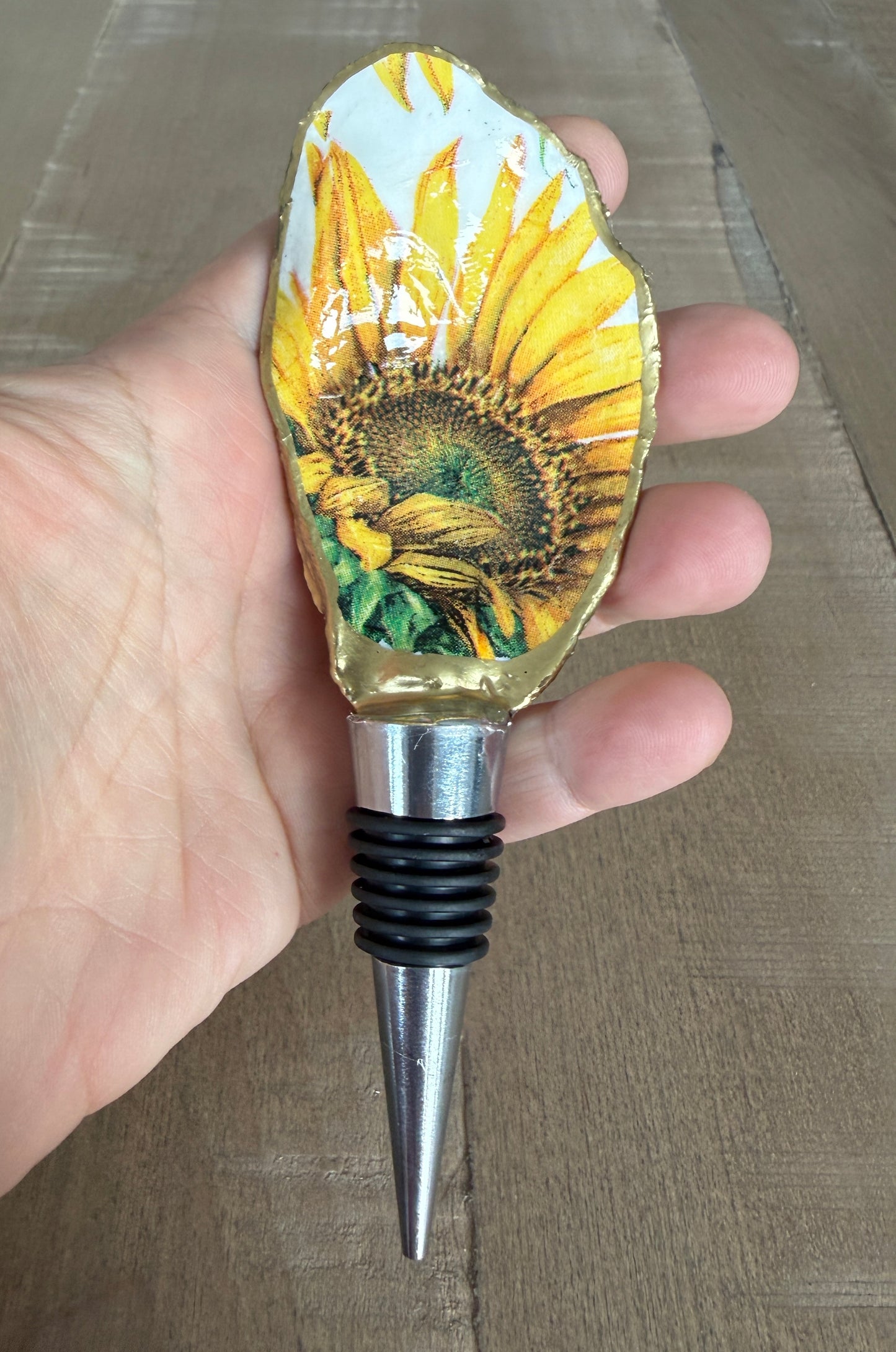 Oyster Shell Wine Stopper