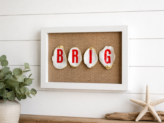 Brig Oyster Shell Art