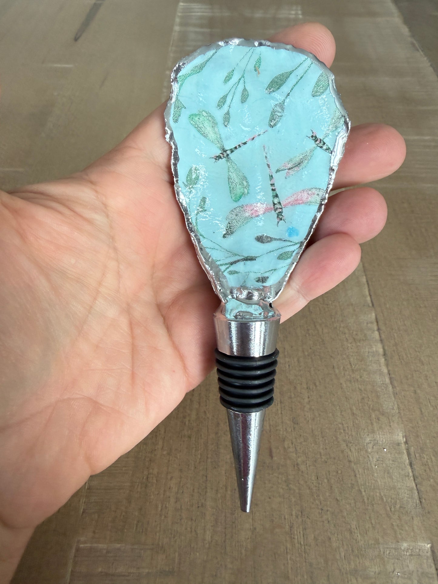 Oyster Shell Wine Stopper