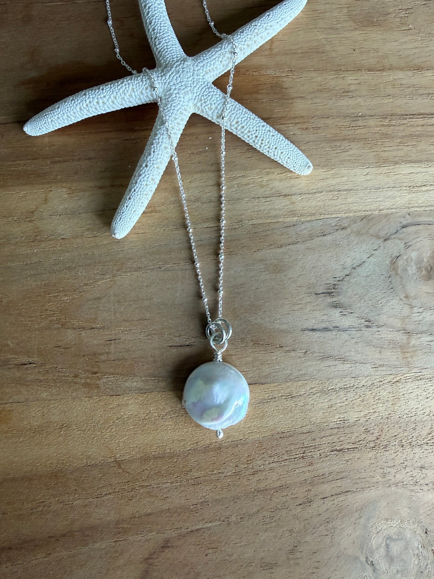 Freshwater Coin Pearl Necklace