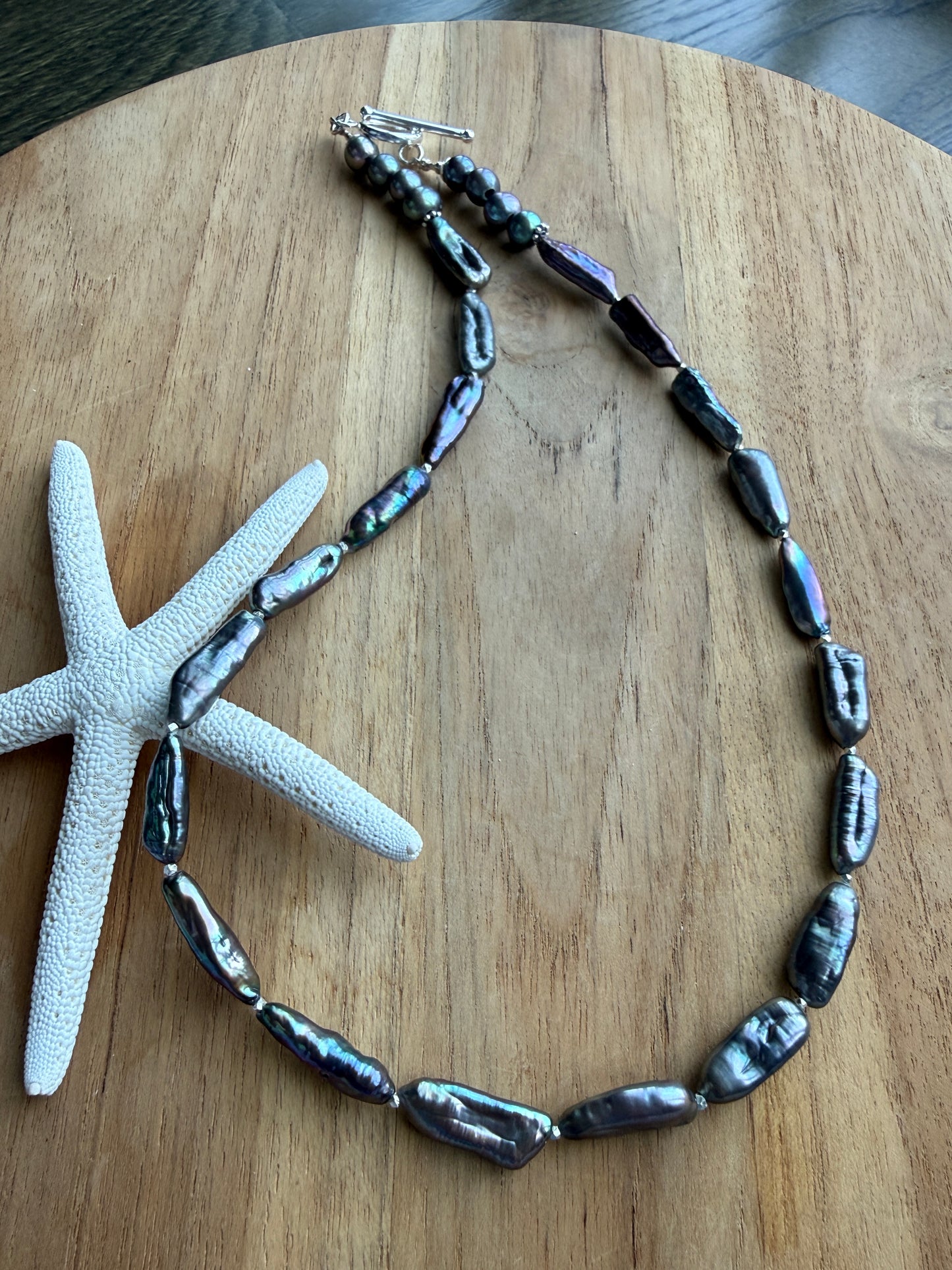 Freshwater Peacock Pearl Necklace