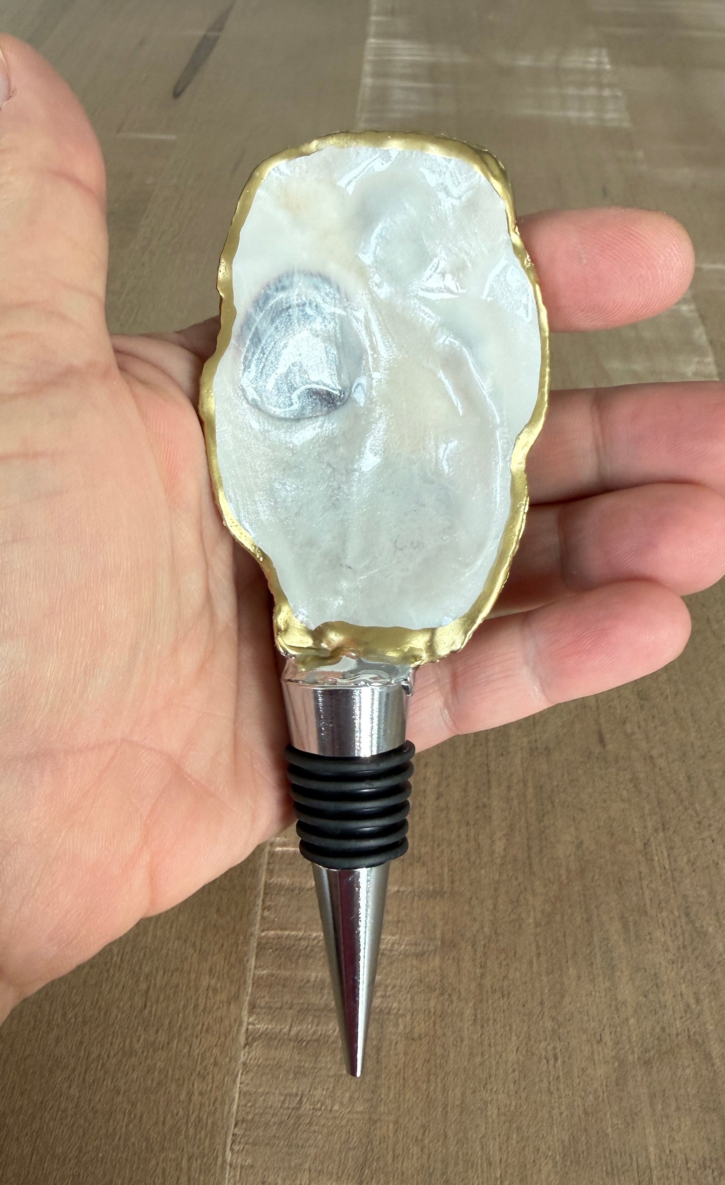 Oyster Shell Wine Stopper