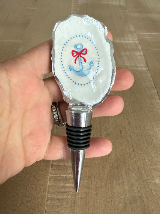 Oyster Shell Wine Stopper
