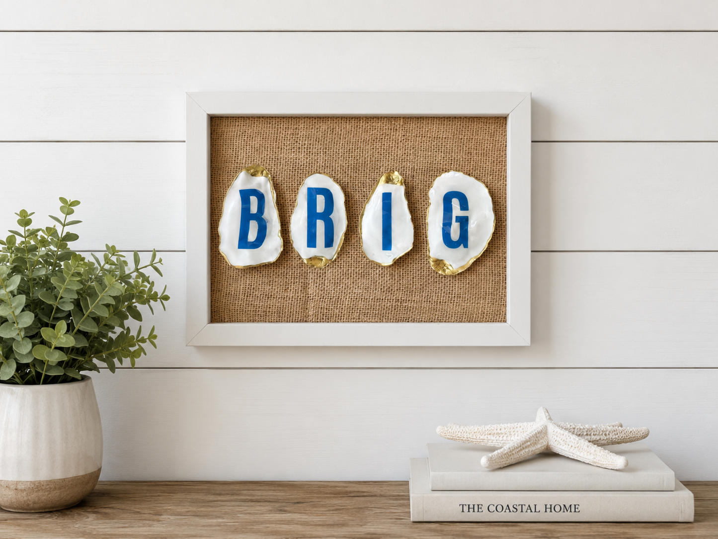 Brig Oyster Shell Art