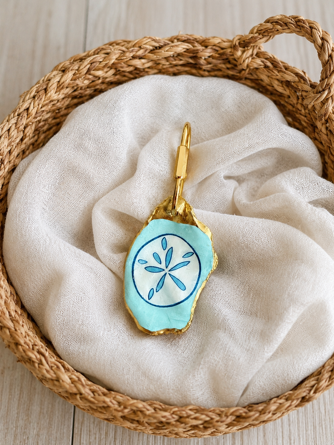 Oyster Shell Bag Charm