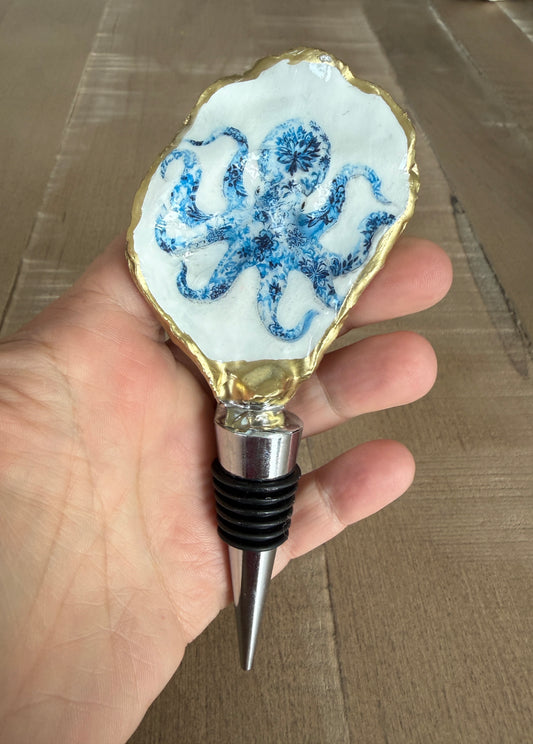 Oyster Shell Wine Stopper