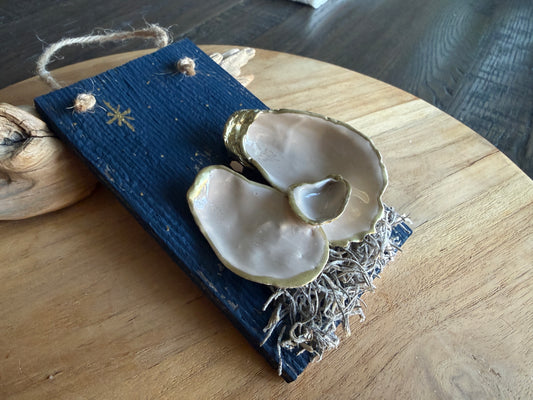 Oyster Shell Nativity Ornament