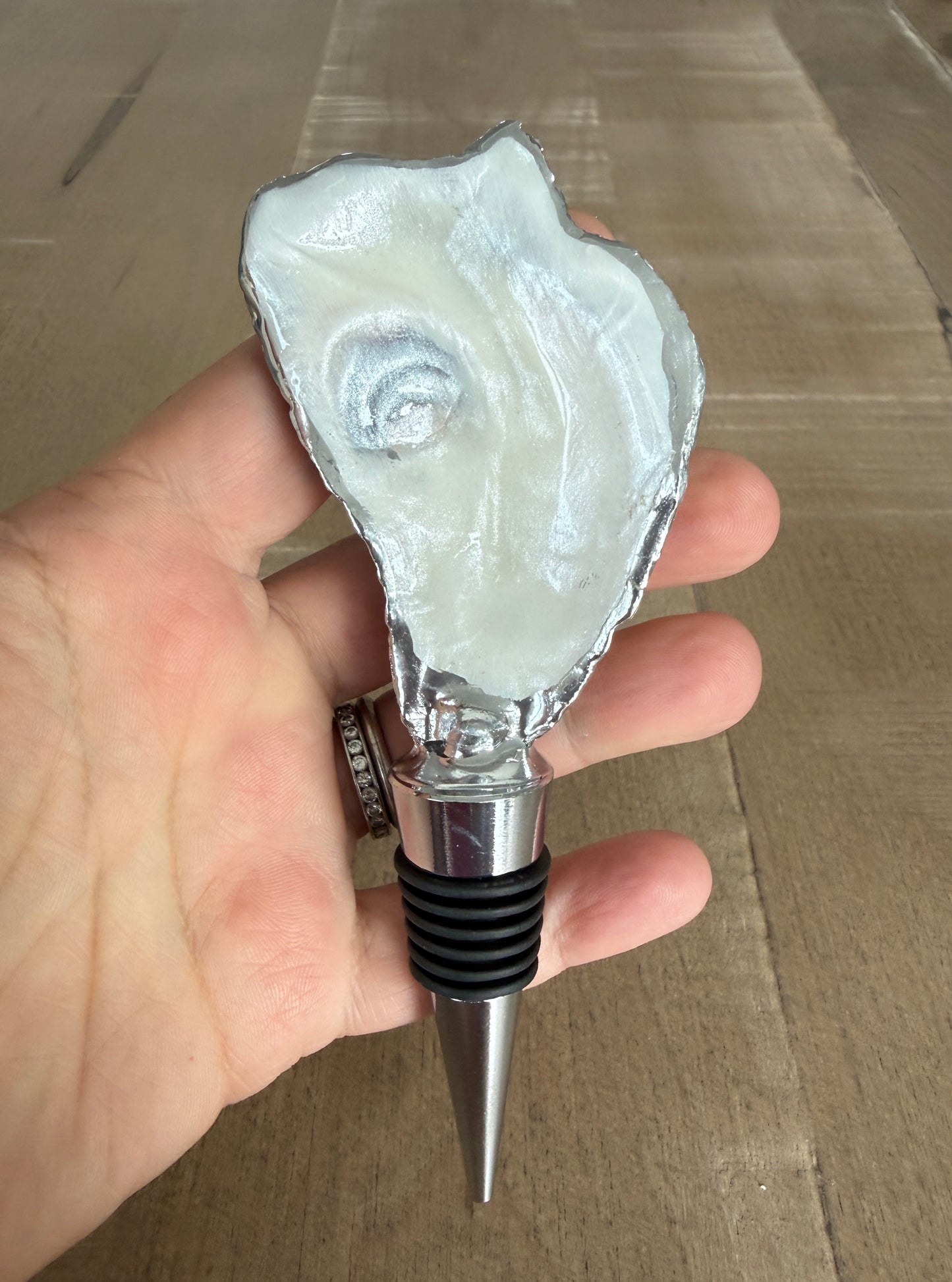 Oyster Shell Wine Stopper