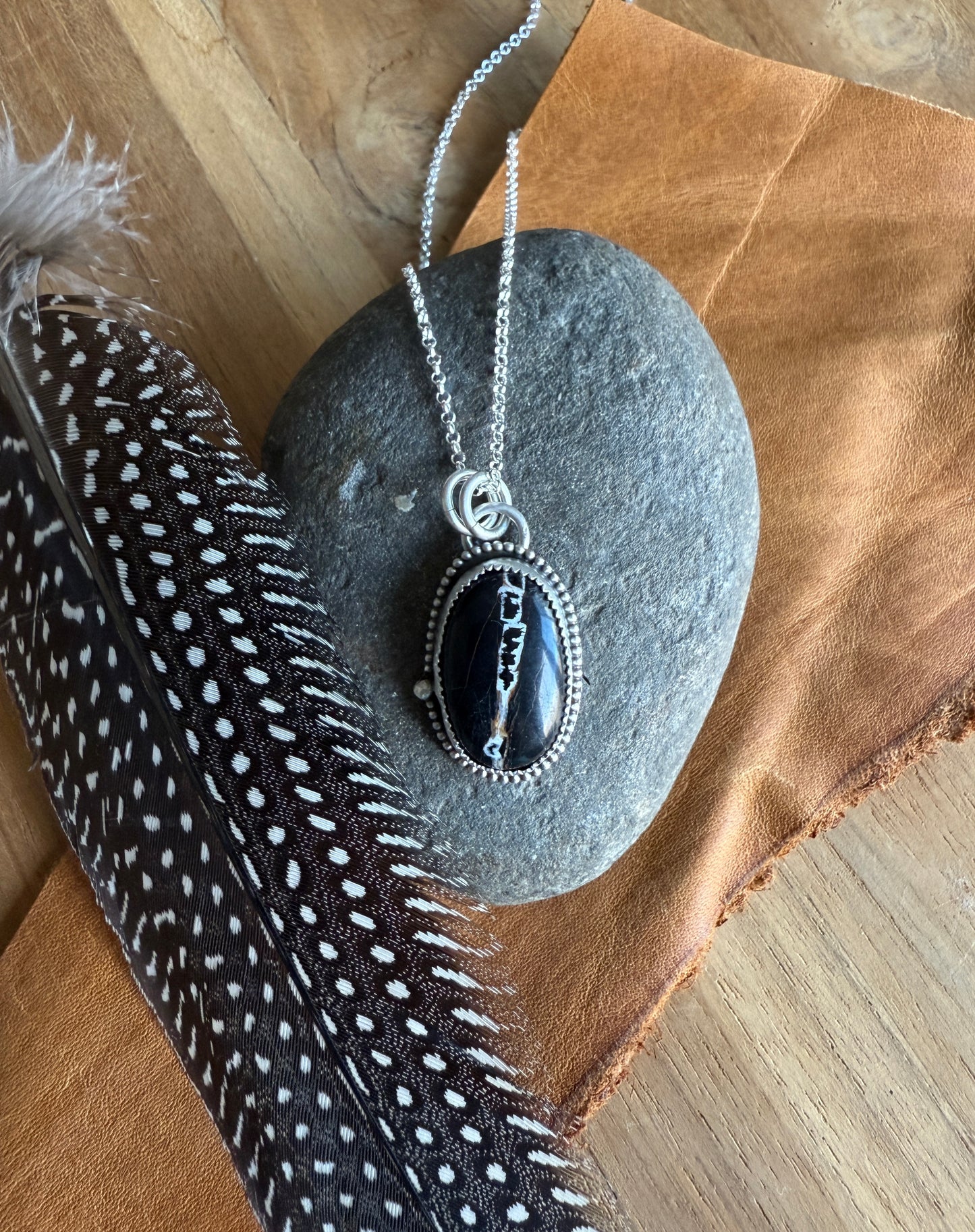 White Buffalo Turquoise Necklace