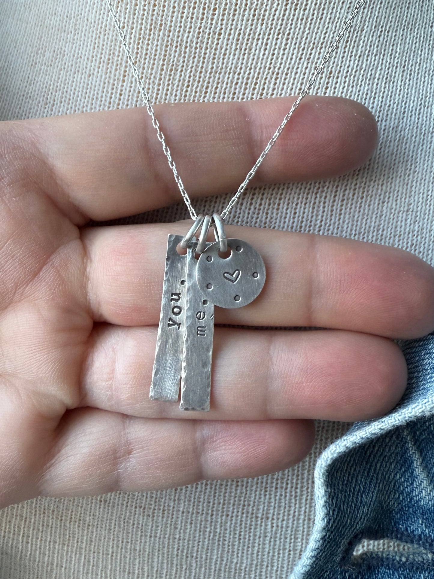 You. Me. Love Necklace