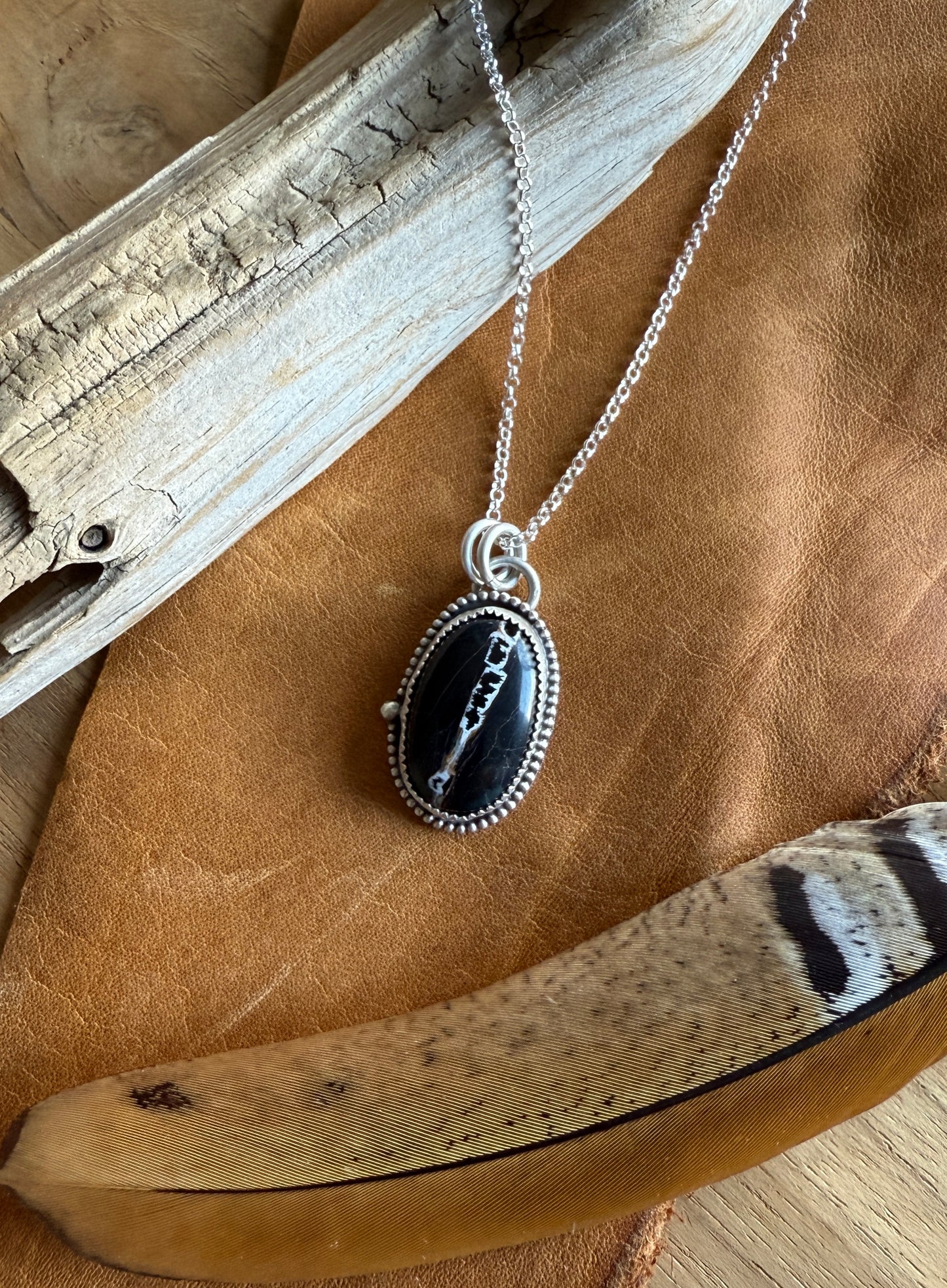 White Buffalo Turquoise Necklace