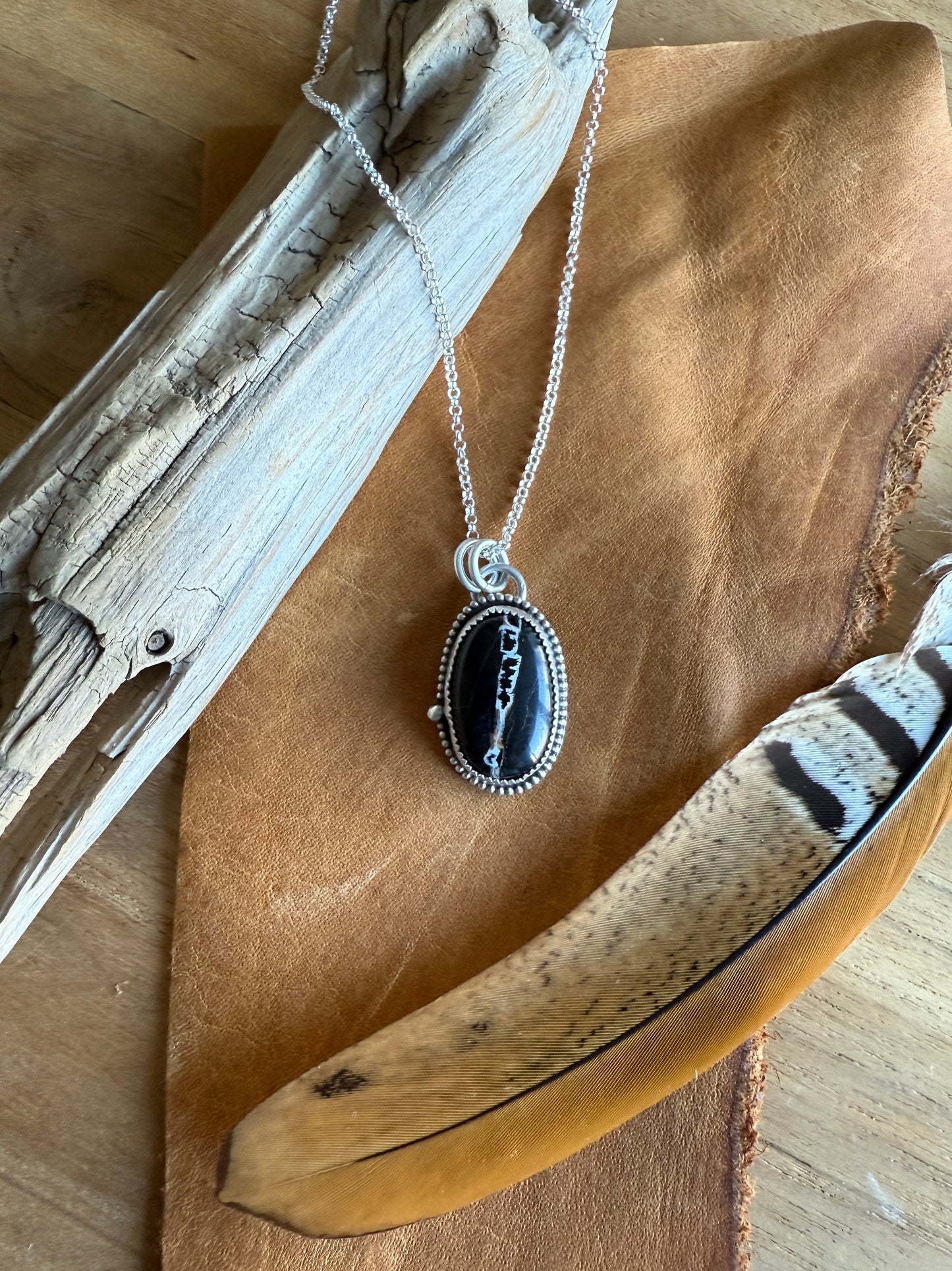 White Buffalo Turquoise Necklace