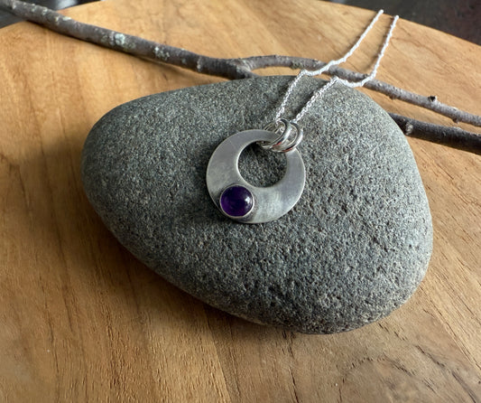 Simple Amethyst Necklace