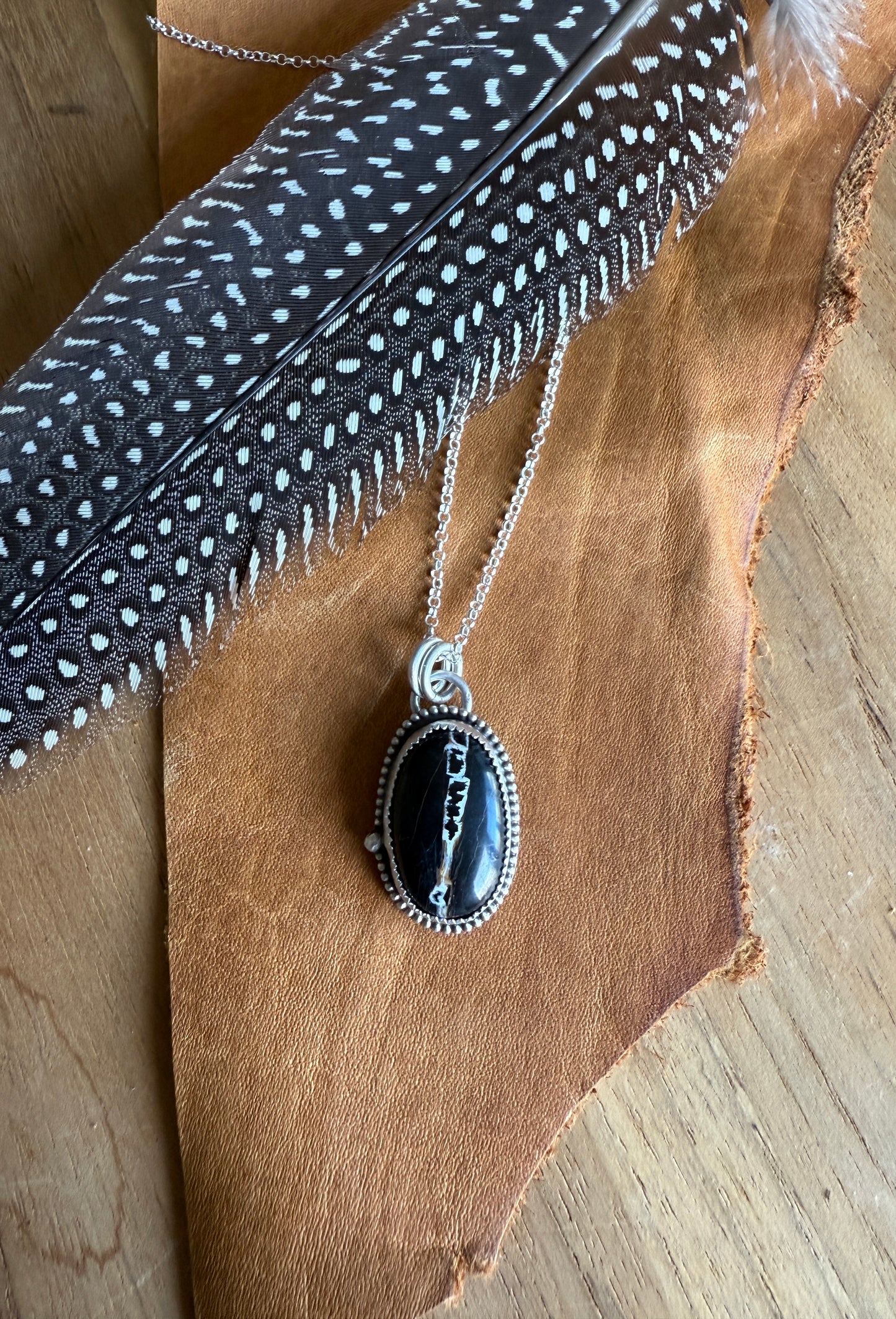 White Buffalo Turquoise Necklace
