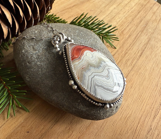 Crazy Lace Pendant Necklace