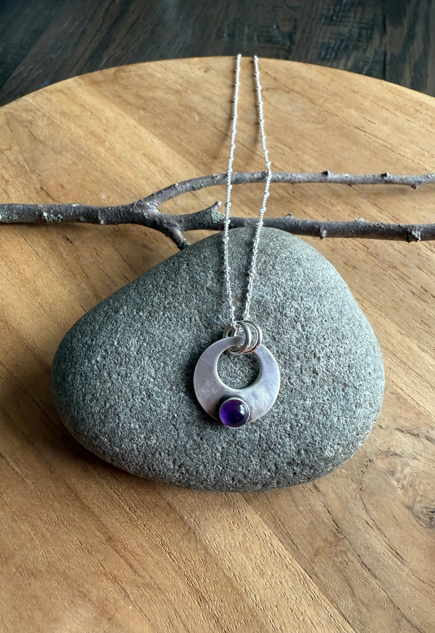 Simple Amethyst Necklace