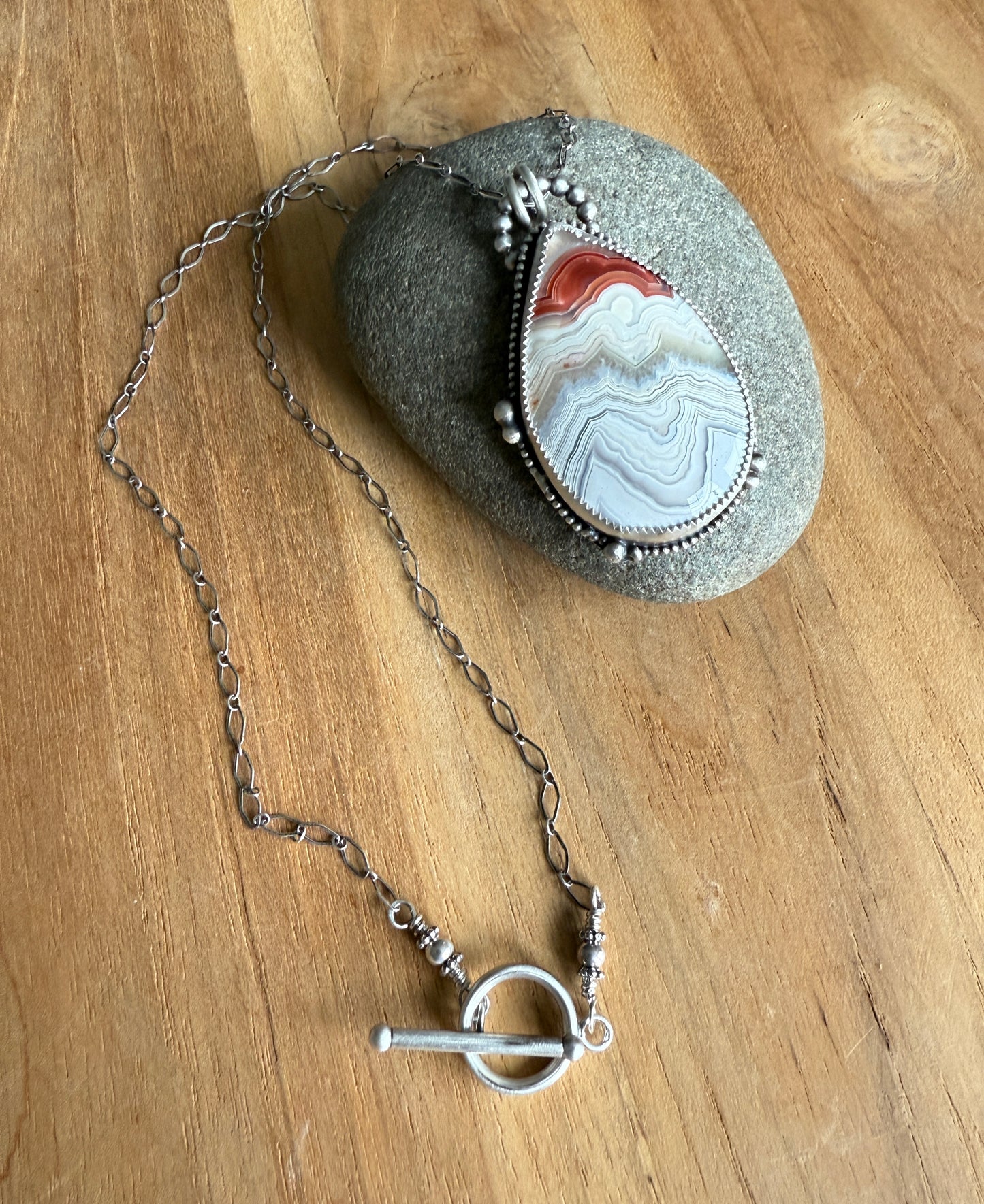 Crazy Lace Pendant Necklace