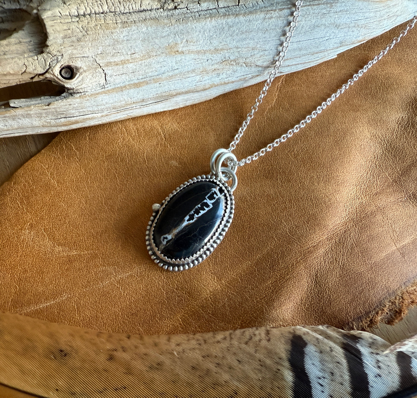 White Buffalo Turquoise Necklace