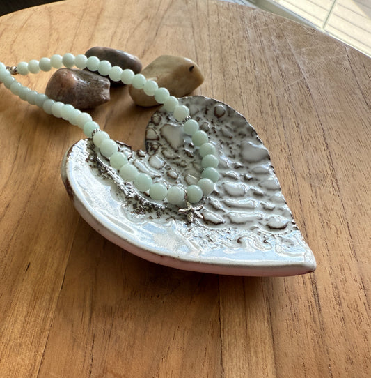 Heart Trinket Dish with Lace