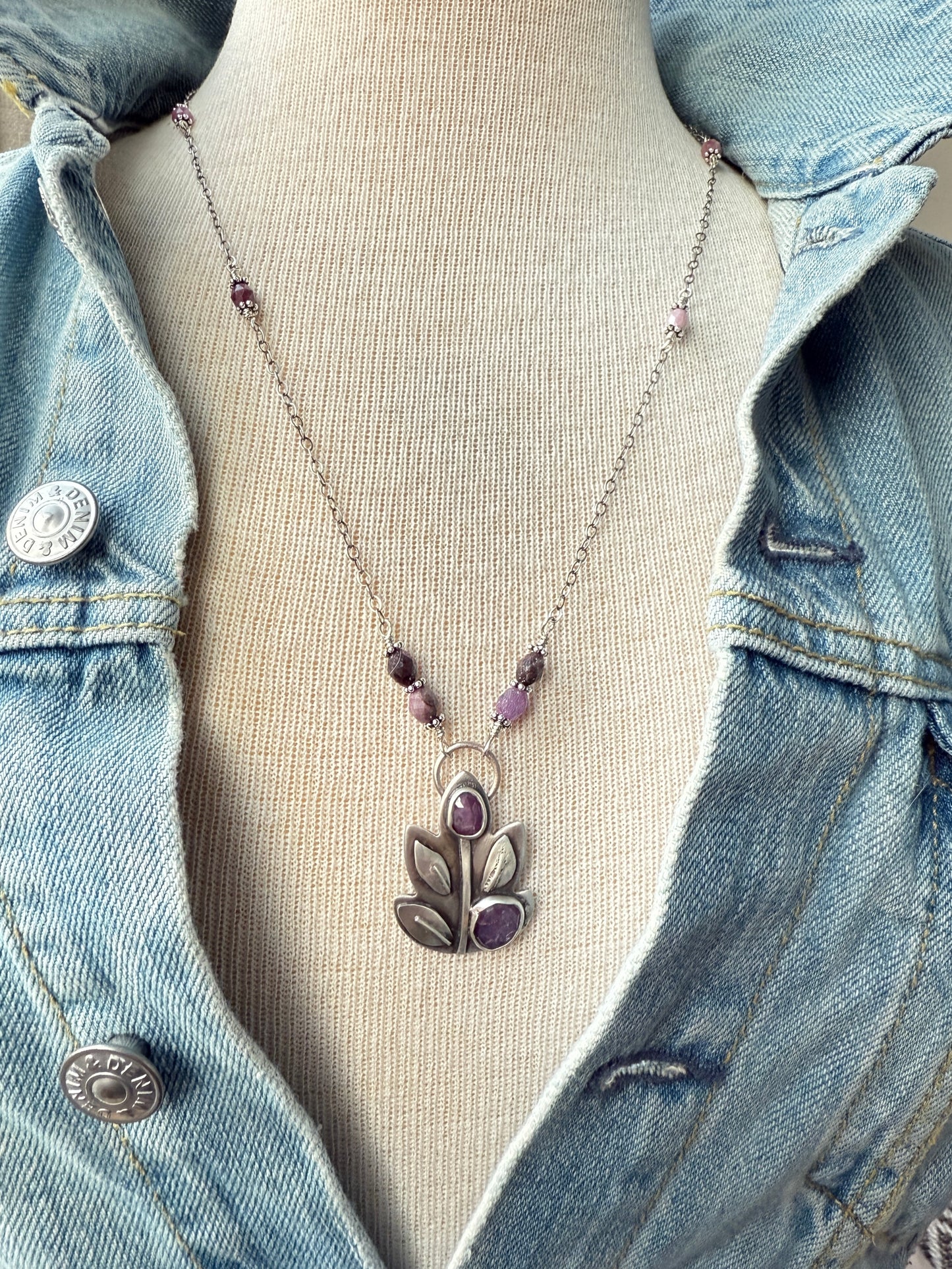 Alaskan Lupine Necklace