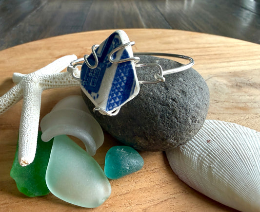 Sea Pottery Sterling Bracelet