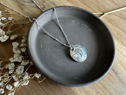 Sea Horse Wax Seal Necklace