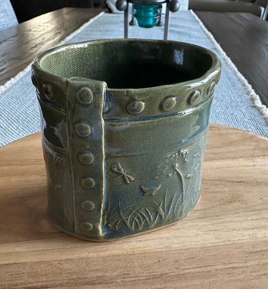 Pottery Pencil Holder