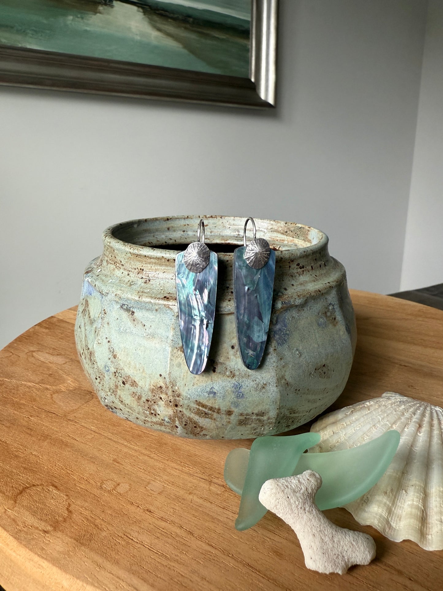 Limpet Abalone Earrings