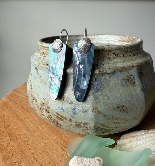 Limpet Abalone Earrings