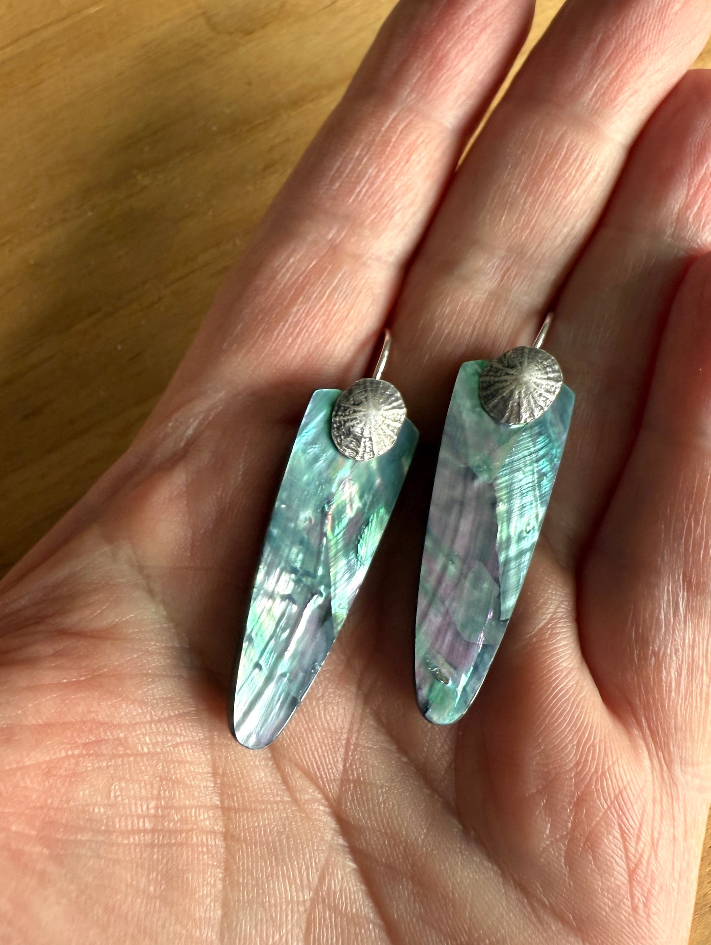 Limpet Abalone Earrings