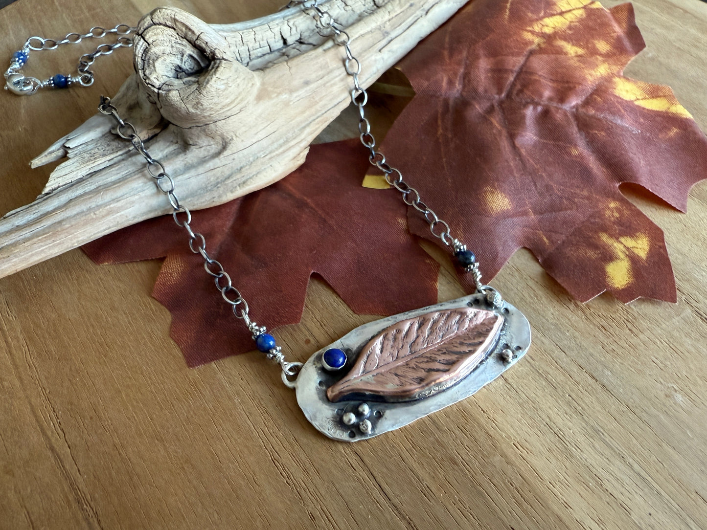 Falling Leaf Necklace