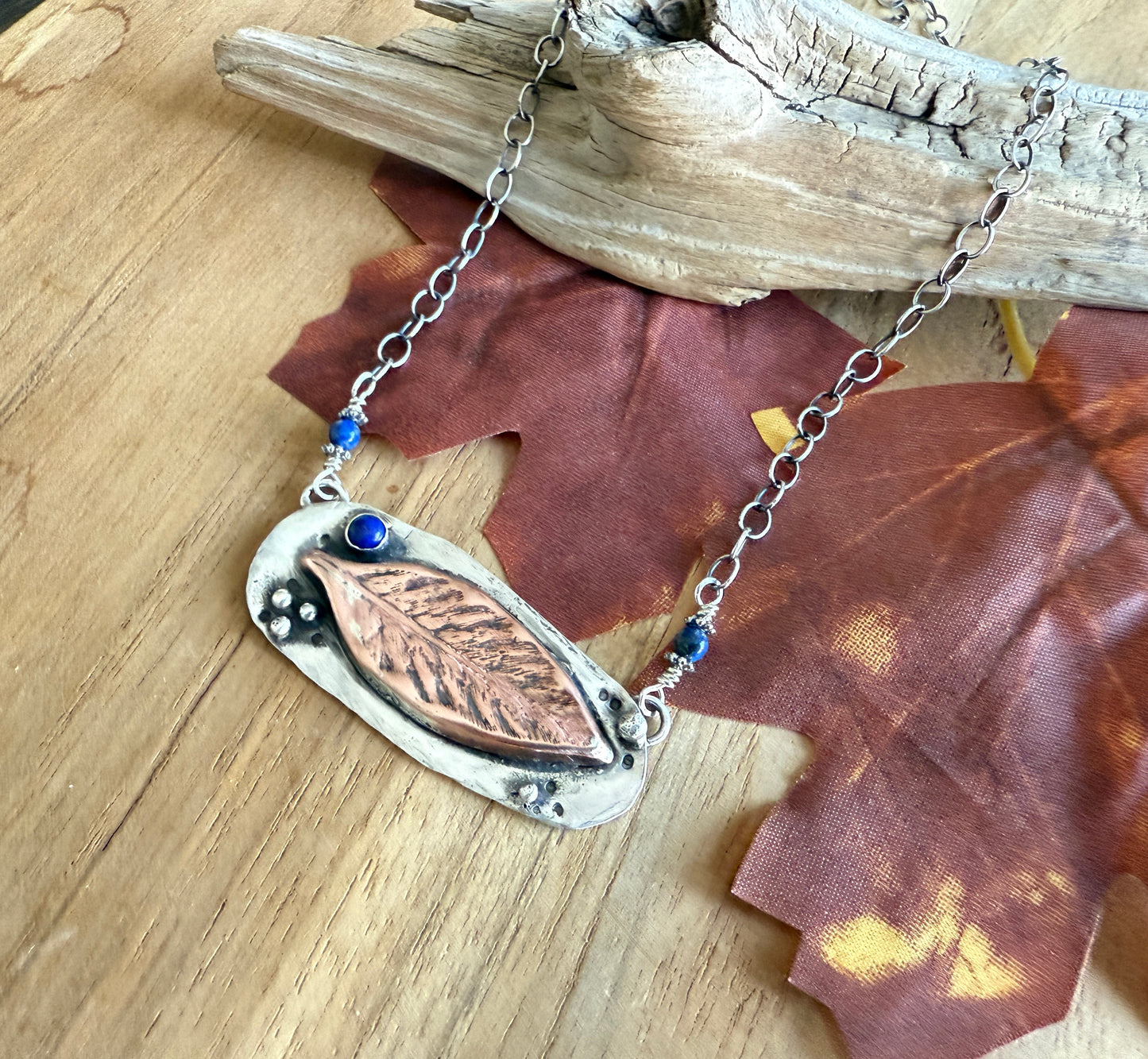 Falling Leaf Necklace