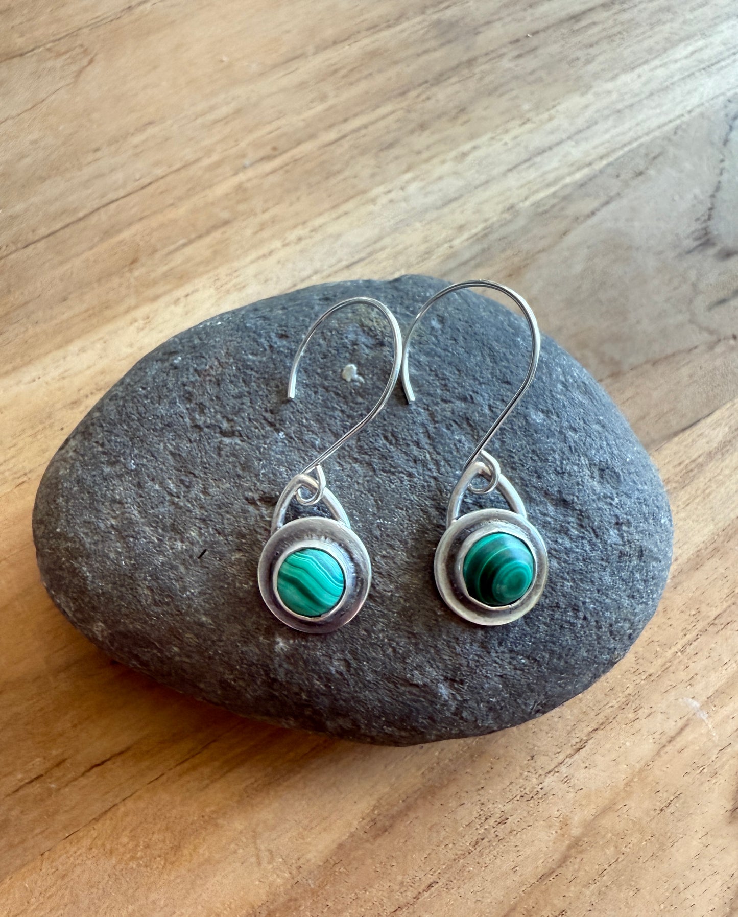 Malachite Earrings