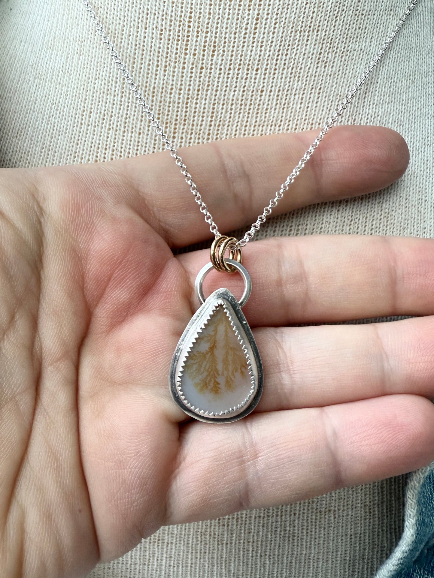 Dendritic Agate Necklace