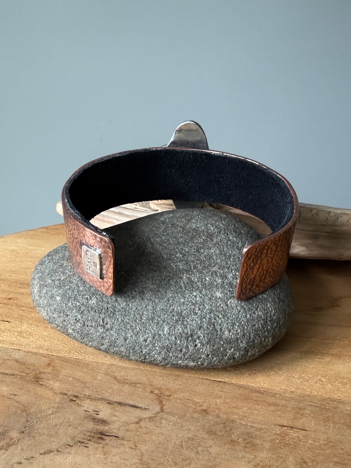 Mixed Metal Cuff with Moon River Turquoise