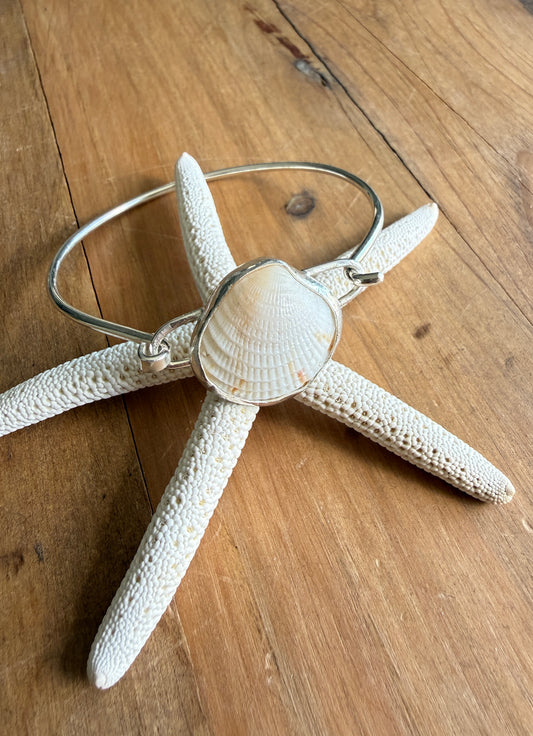 Cockle Shell Sterling Silver Bracelet