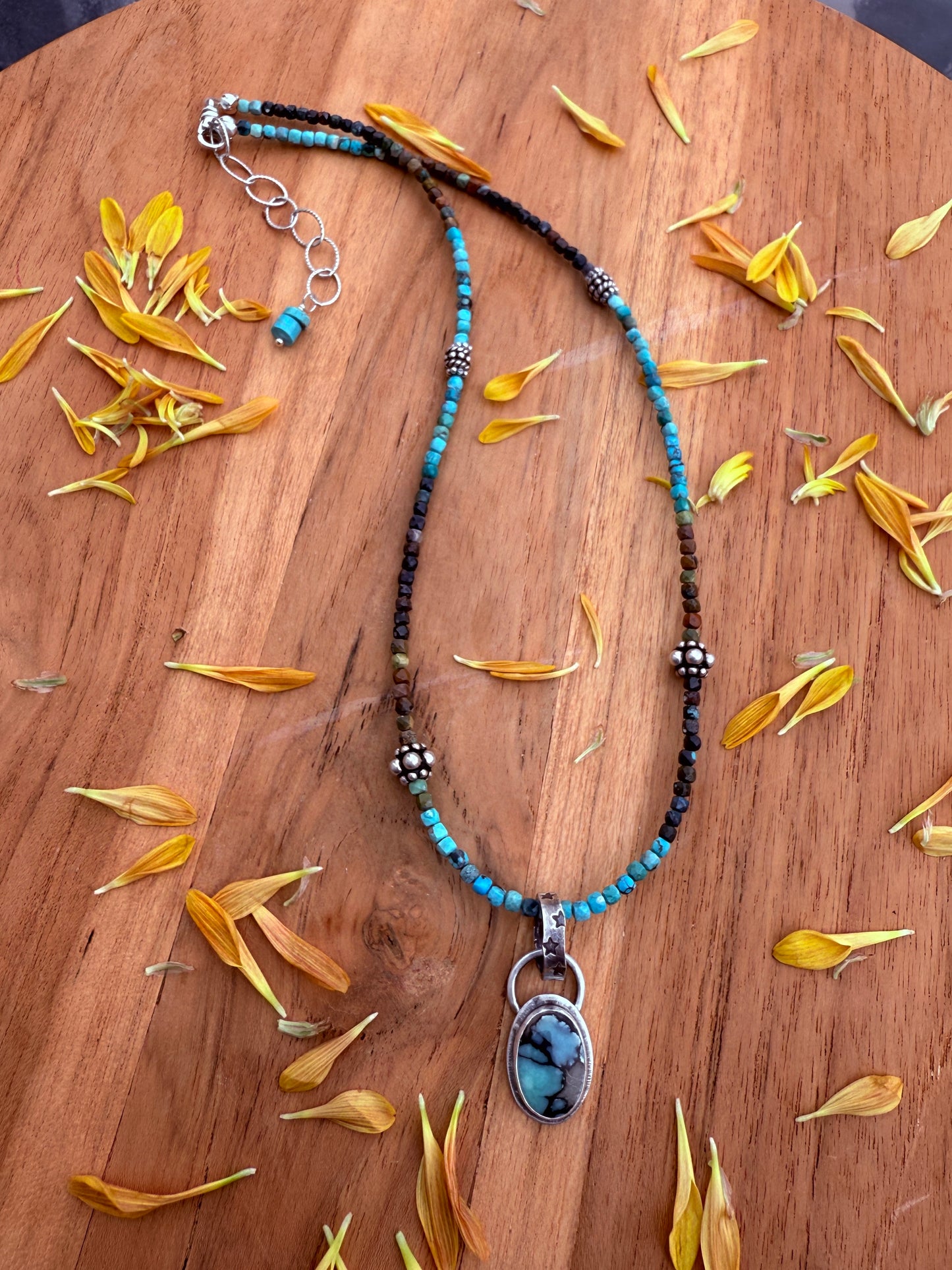 Desert Bloom Variscite Necklace