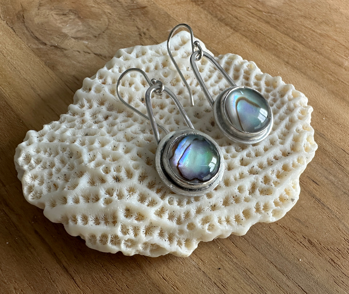 Abalone Dangle Earrings