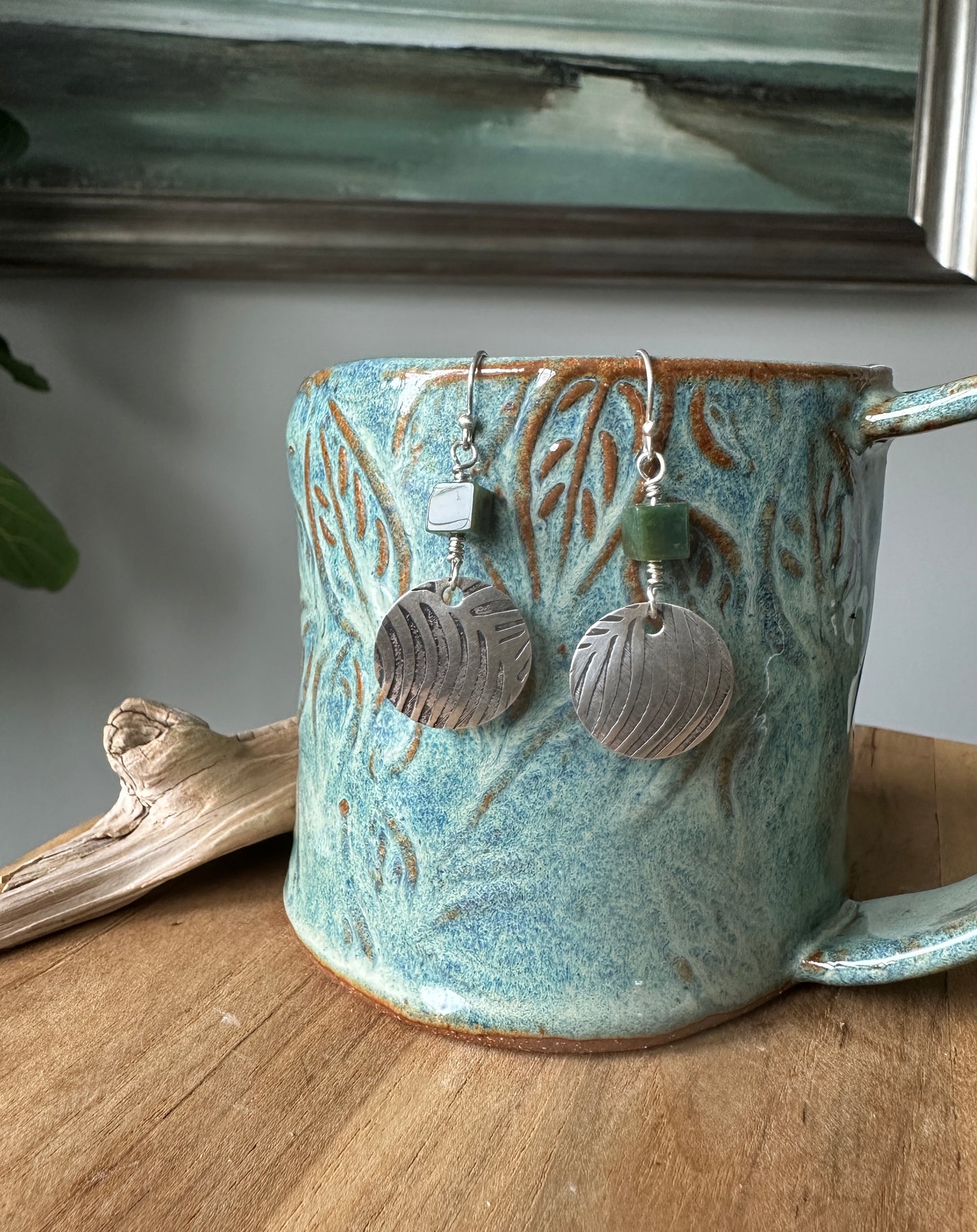 Palm Disc Earrings
