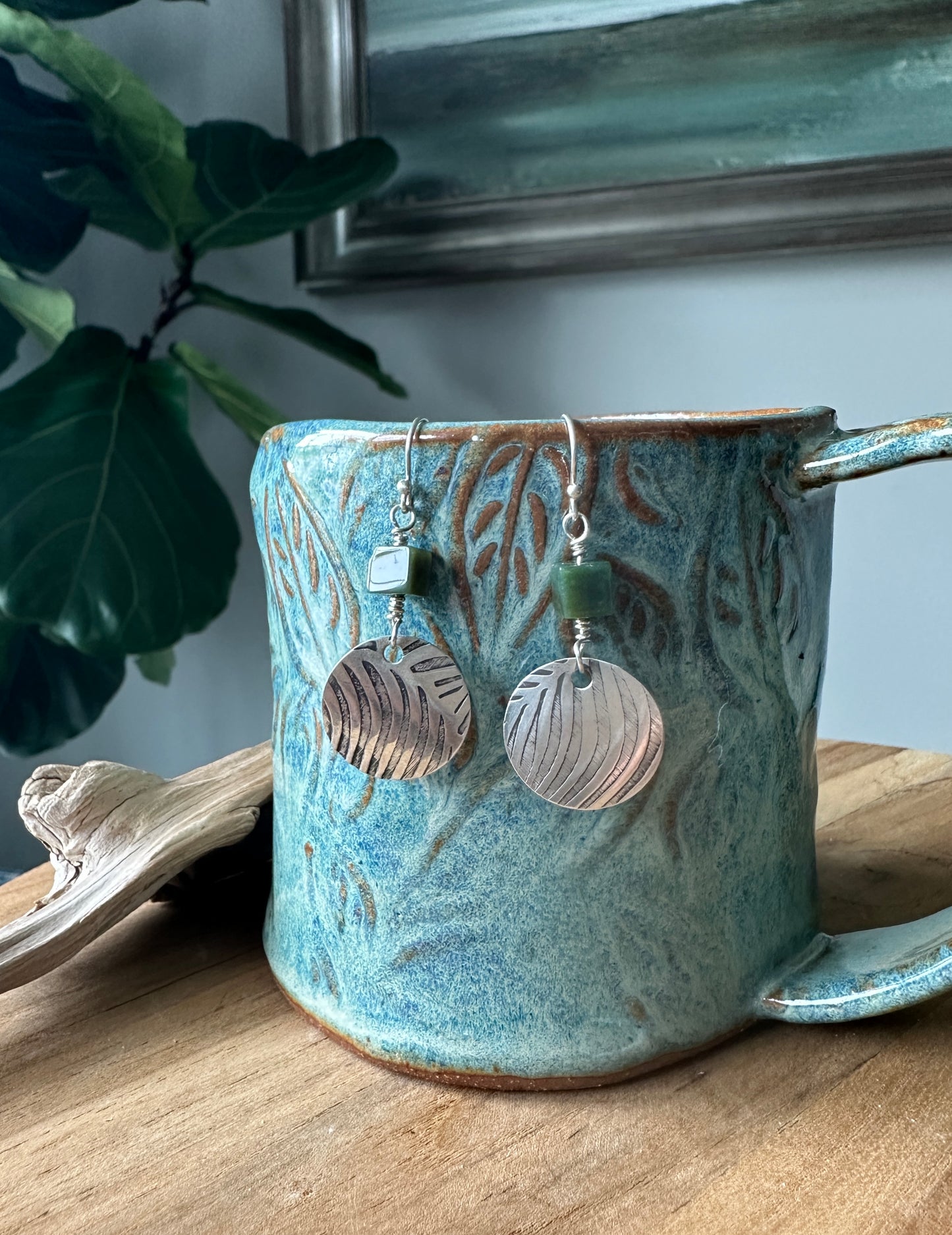 Palm Disc Earrings