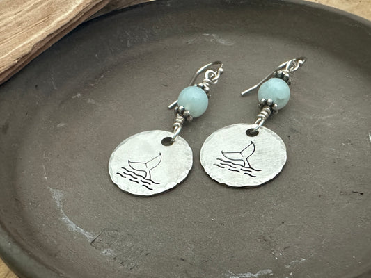 Whale Tail Earrings