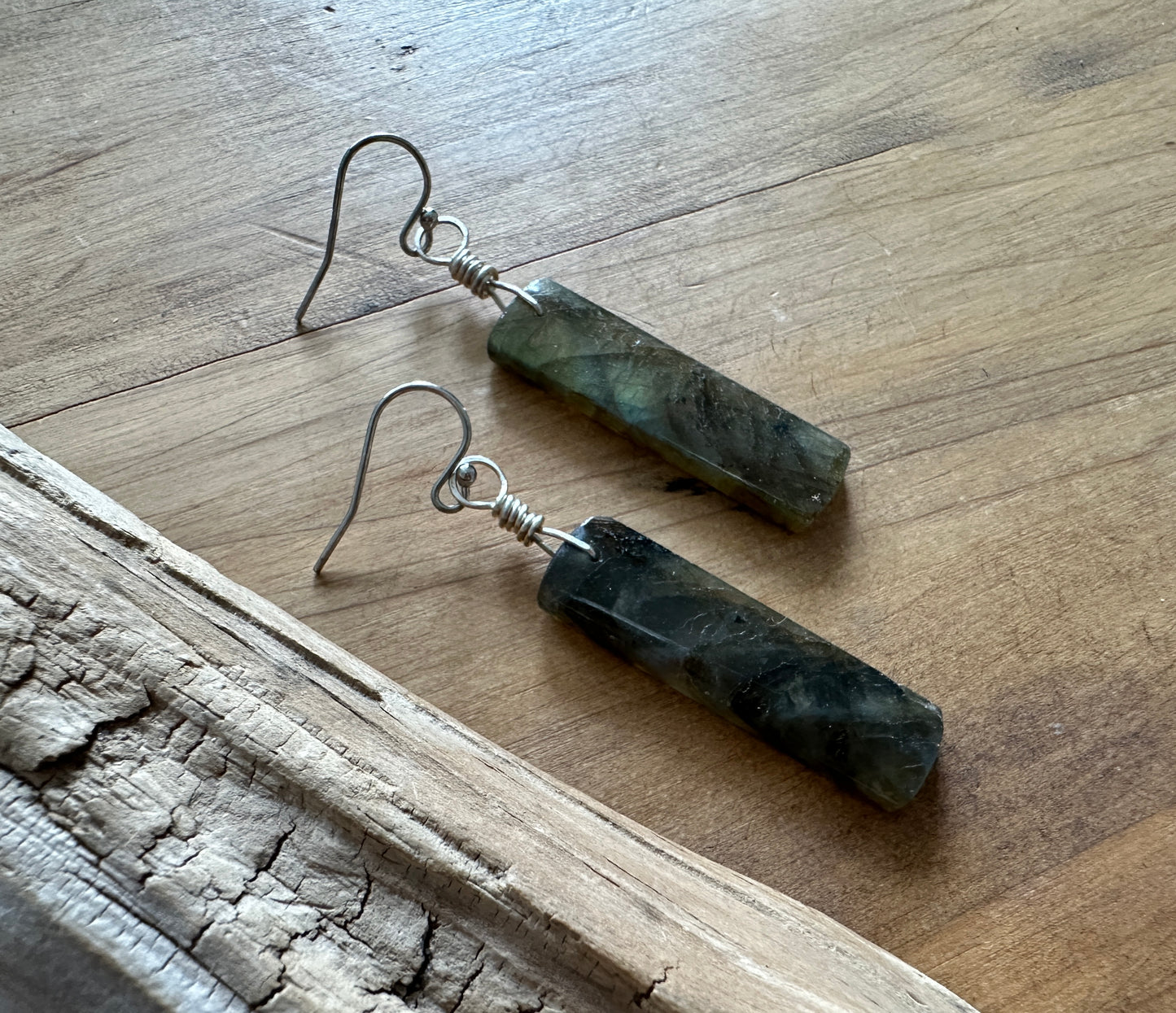 Labradorite Earrings