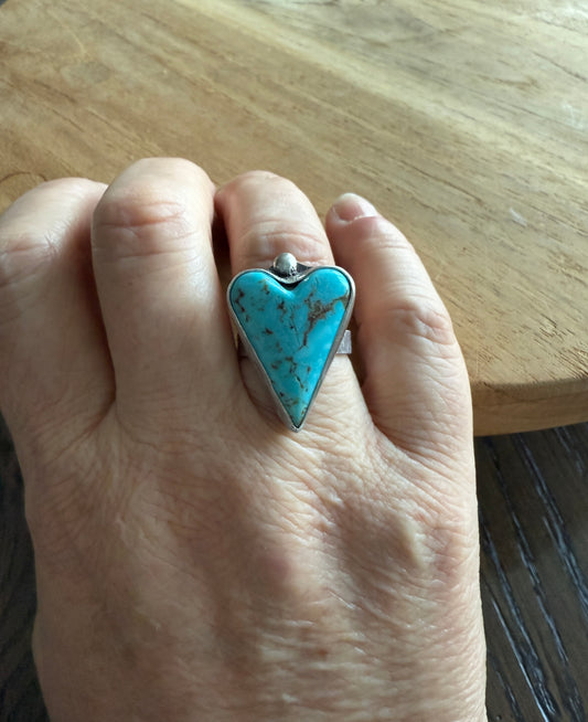 Sonora Turquoise Heart Ring