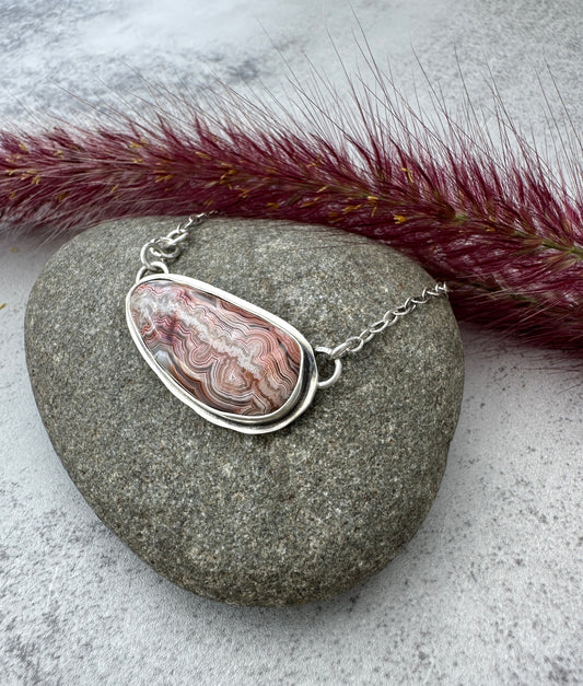 Crazy Lace Agate Necklace
