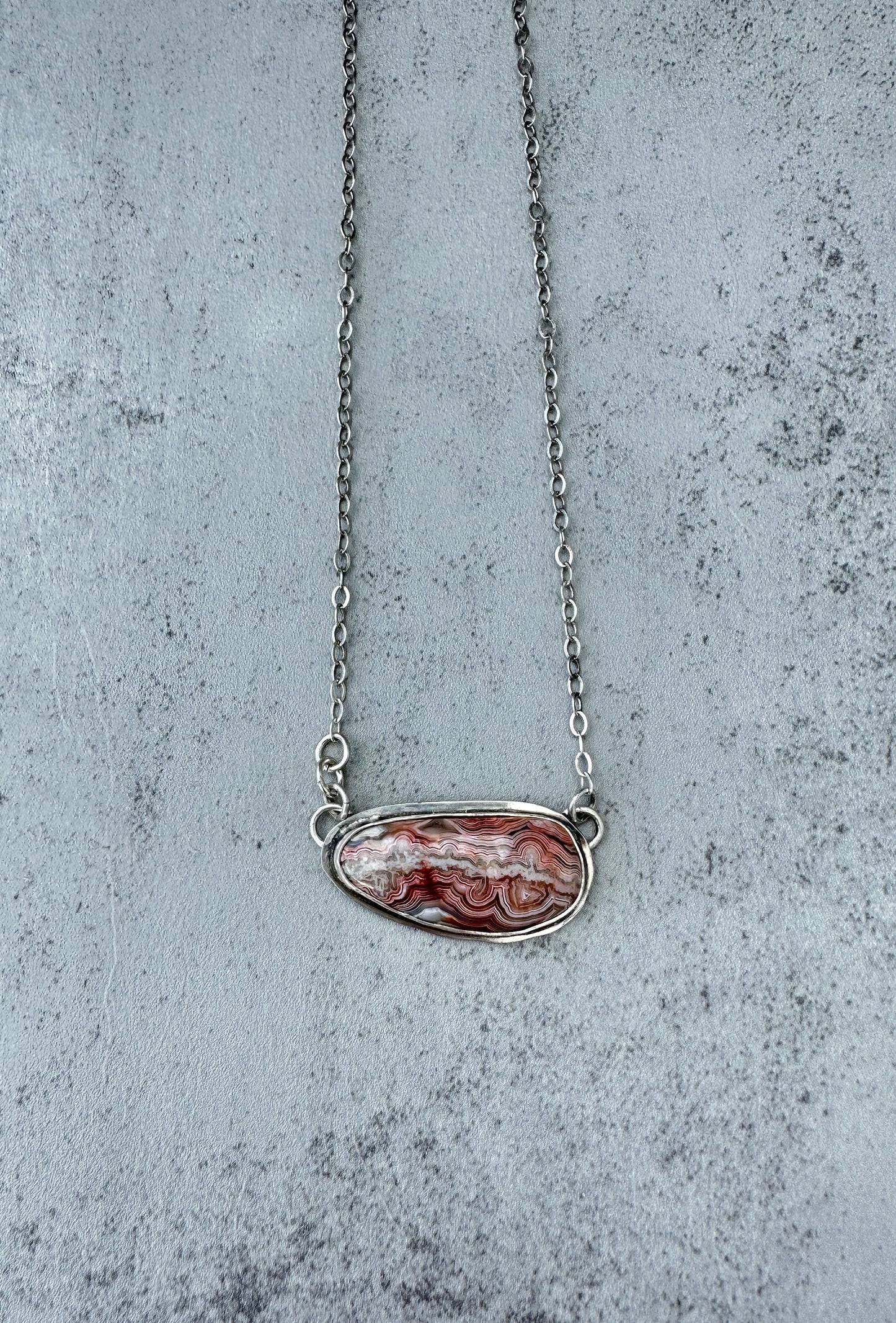 Crazy Lace Agate Necklace