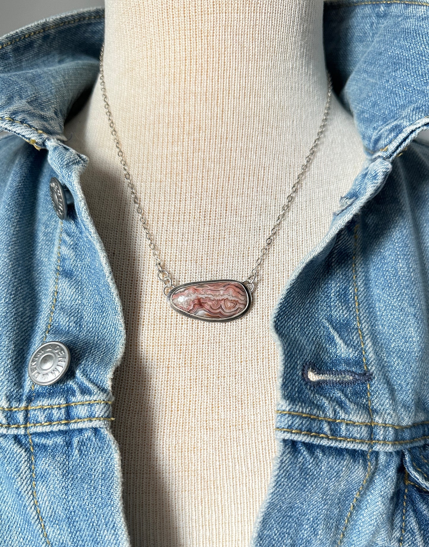 Crazy Lace Agate Necklace