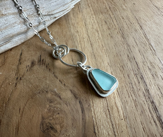 Sea Glass Dangle Necklace