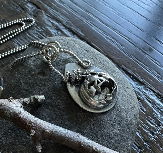 Teardrop Pumkin Necklace