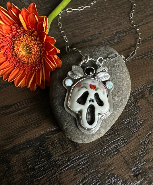 Sugar Skull Bejeweled Necklace