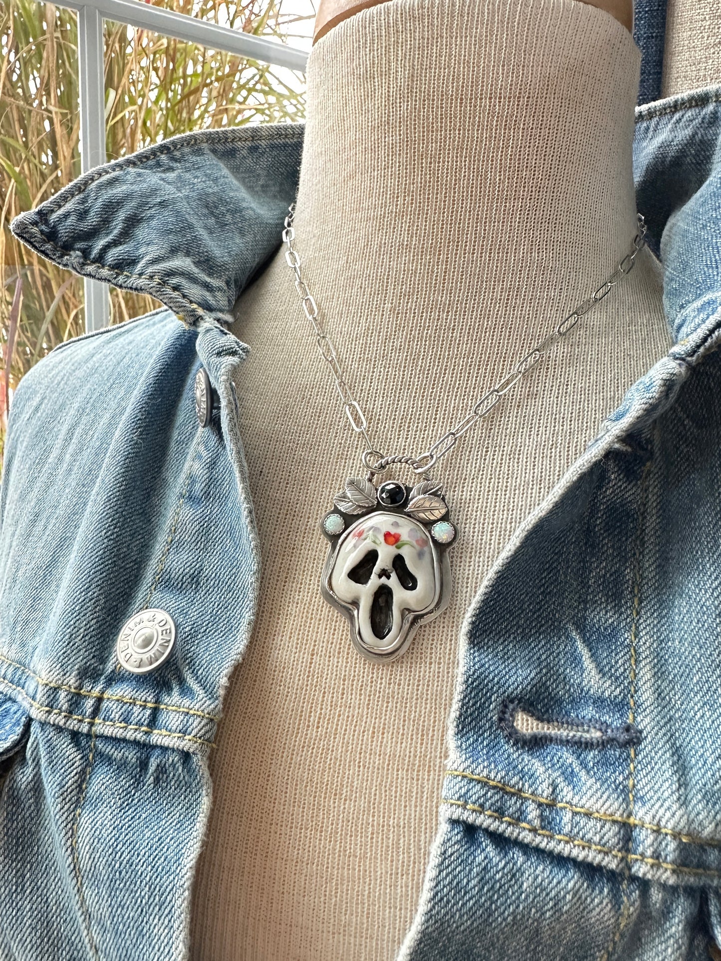 Sugar Skull Bejeweled Necklace